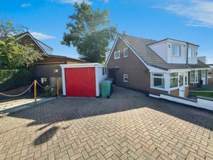 Garage and driveway- click for photo gallery